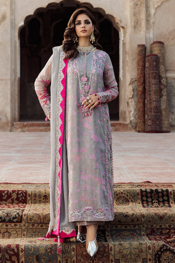 D# - 34 | Vasal Unstitched Chiffon By Charizma