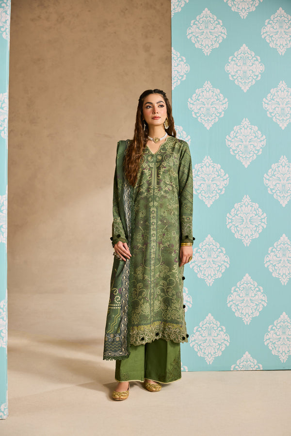 FSW-8A - One Nation Unstitched Winter Collection Zync By Florent