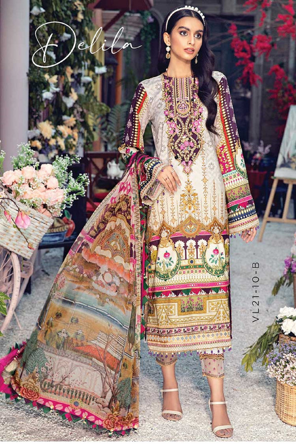Dellila Lawn 10-B VL21 By Anaya