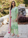 10 - Nissa - Floral Symphony Embroidered Lawn By Rajbari - Rabbani Cloth House