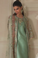 EMBROIDERED NET CH14-06 UNSTITCHED BY BAROQUE