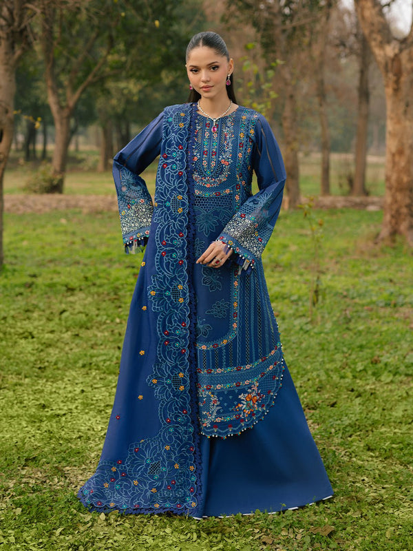 102B | 3 PC Lawn | - Freesia Summer Collection By Bin Ilyas - Rabbani Cloth House