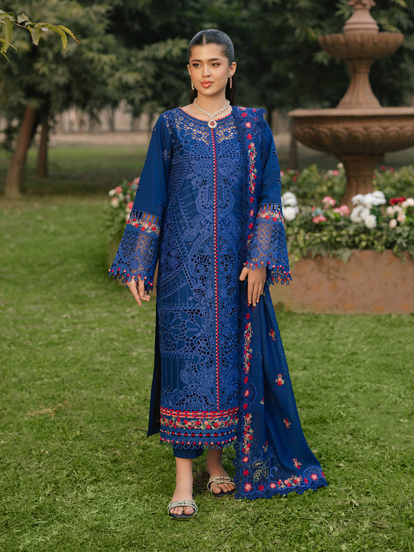 106B | 3 PC Lawn | - Freesia Summer Collection By Bin Ilyas