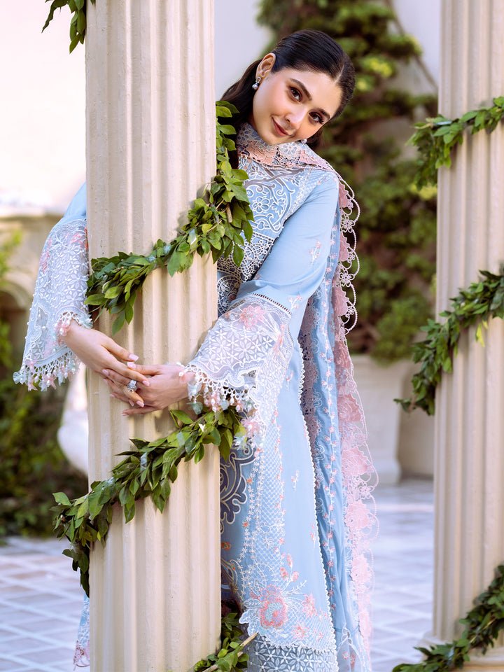 107A | 3 PC Lawn | - Freesia Summer Collection By Bin Ilyas - Rabbani Cloth House