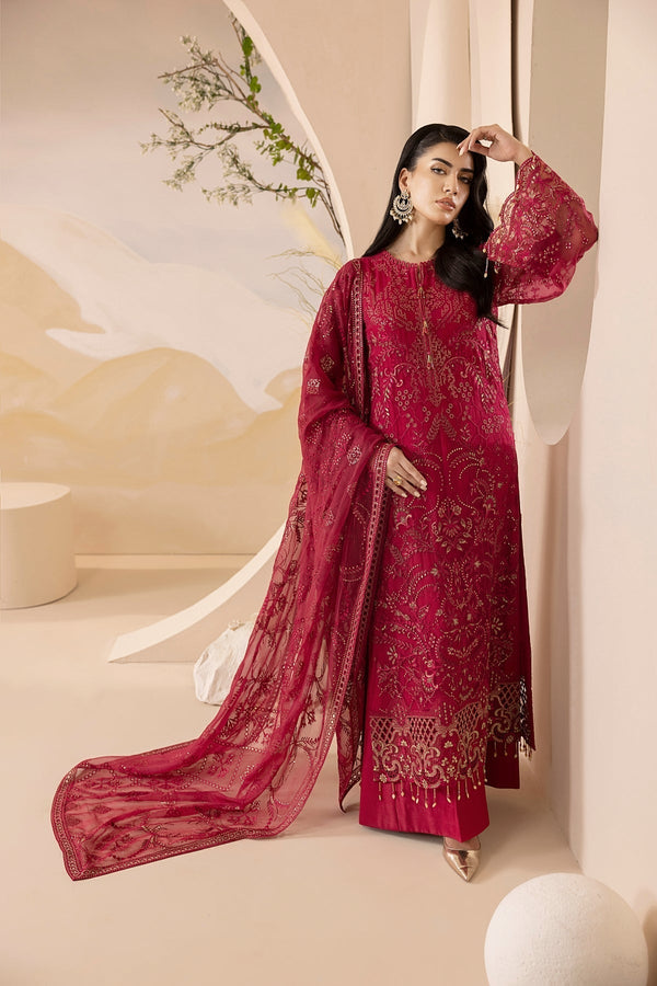 Crimson - Lavish Premium Chiffon Collection