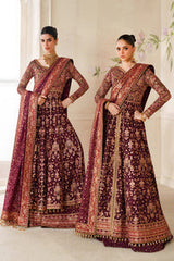 EMBROIDERED CHIFFON CH14-05 STITCHED BY BAROQUE