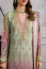 EMBROIDERED NET CH12-08 UNSTITCHED
