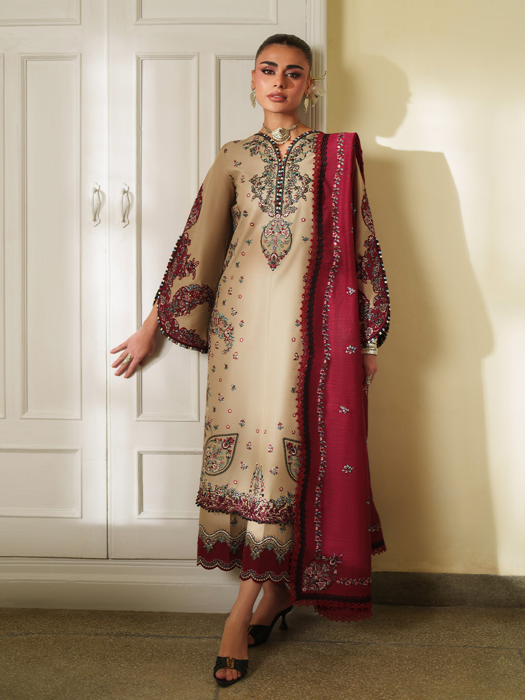 175-A - Heritage Dore Unstitched By Bin Ilyas