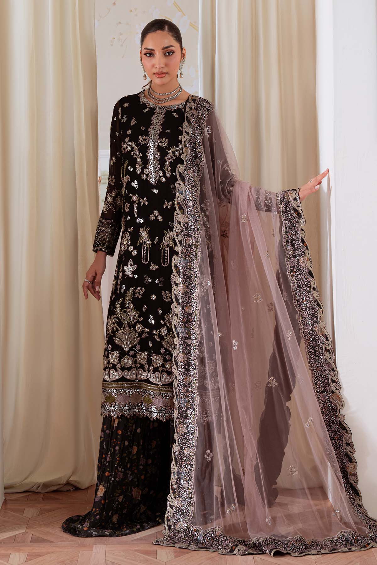 NEL - 83 | Elanora Unstitched Collection By Nureh