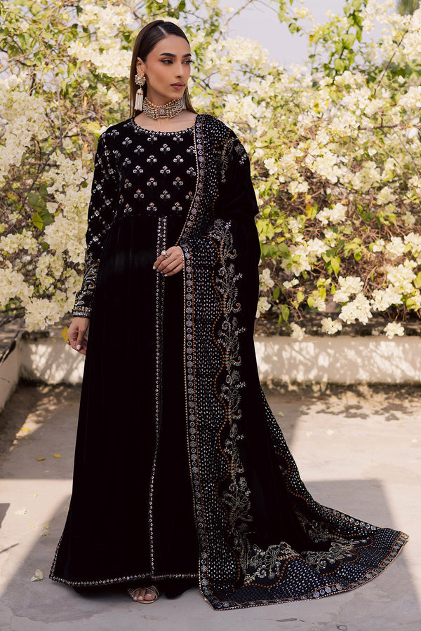 NW-125 | Maya Velvet Unstitched Collection By Nureh