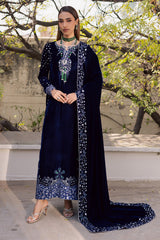 NW-121 | Maya Velvet Unstitched Collection By Nureh