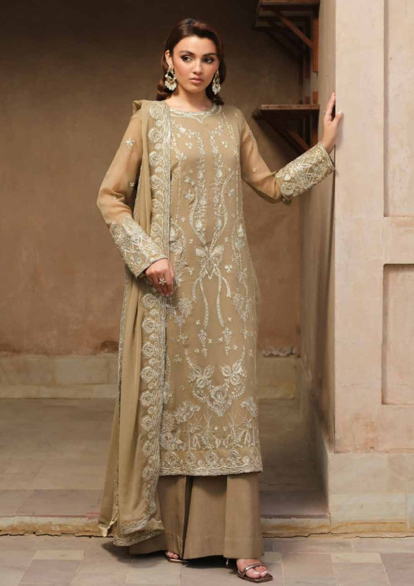 Farrin - Emira Unstitched Handmade Collection By Freesia