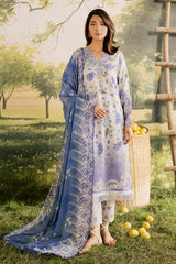 BL-16 | Bloom Unstitched Lawn Collection By Nureh