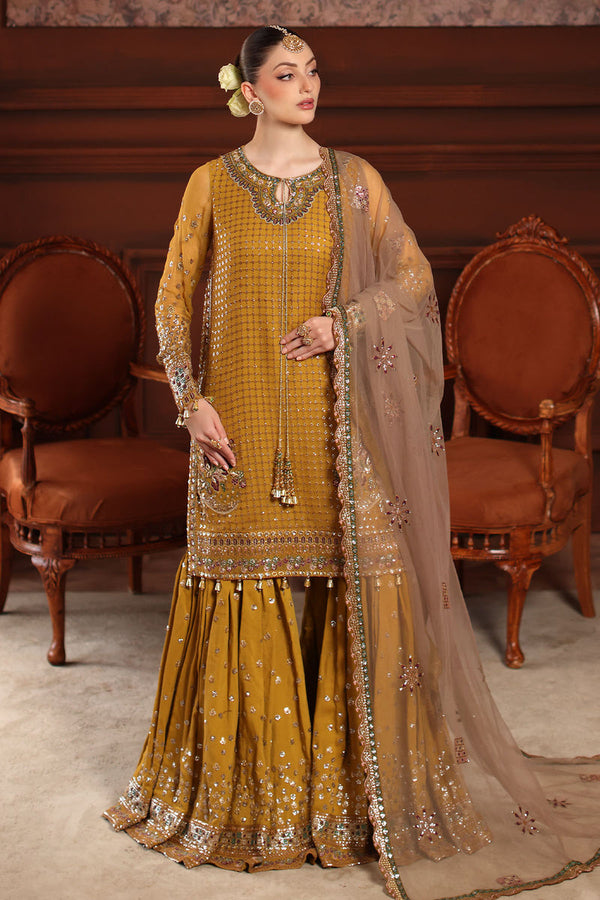 NL-92 | Alfaaz Hand Embroidered Collection By Nureh