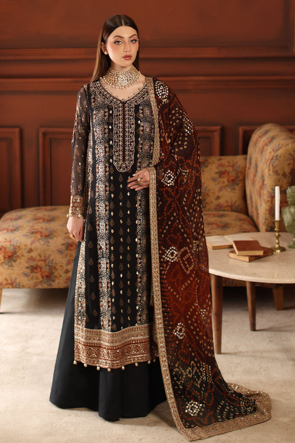 NL-93 | Alfaaz Hand Embroidered Collection By Nureh