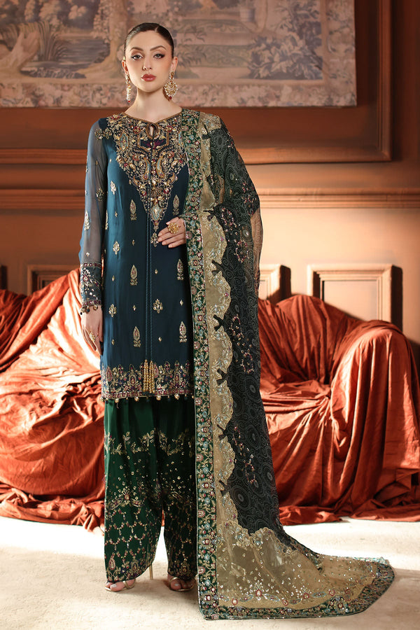 NL-88 | Alfaaz Hand Embroidered Collection By Nureh