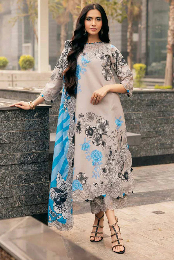 CIN5-01 – 3pc Infinity Embroidered Printed Lawn By Charizma