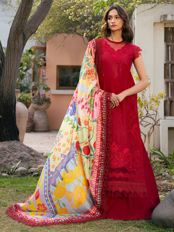 2071-B | Summer Edit | Hazel Printed Embroidered By Bin Ilyas