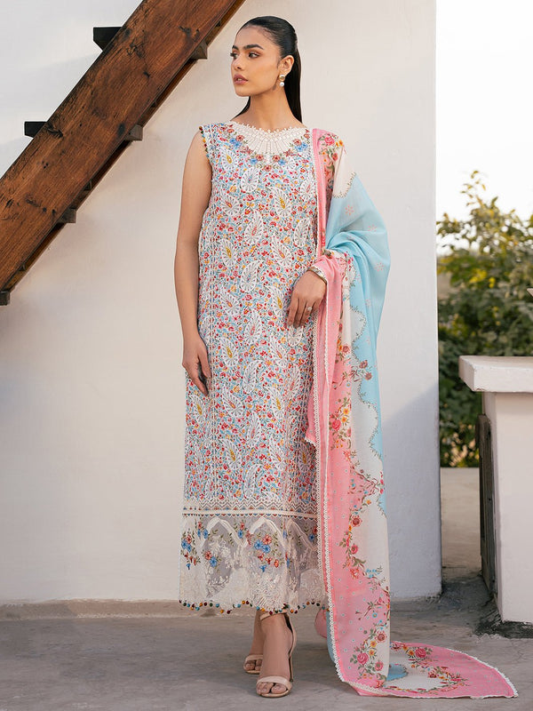 2072 - A | Summer Edit | Hazel Printed Embroidered By Bin Ilyas - Rabbani Cloth House
