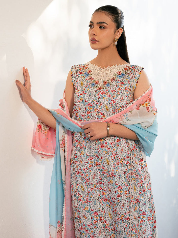 2072 - A | Summer Edit | Hazel Printed Embroidered By Bin Ilyas - Rabbani Cloth House