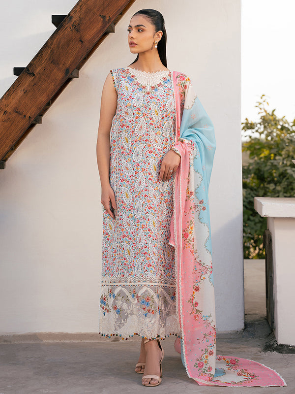 2072-A | Summer Edit | Hazel Printed Embroidered By Bin Ilyas
