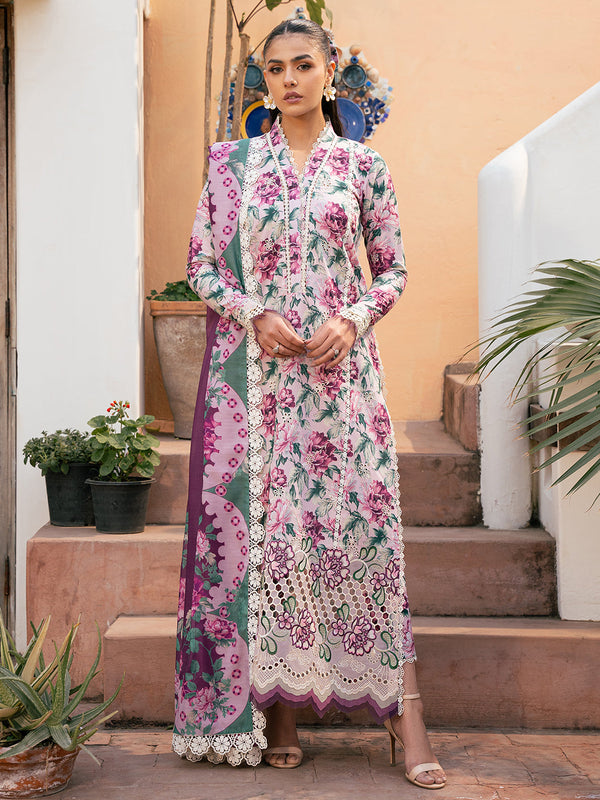 2075-A | Summer Edit | Hazel Printed Embroidered By Bin Ilyas