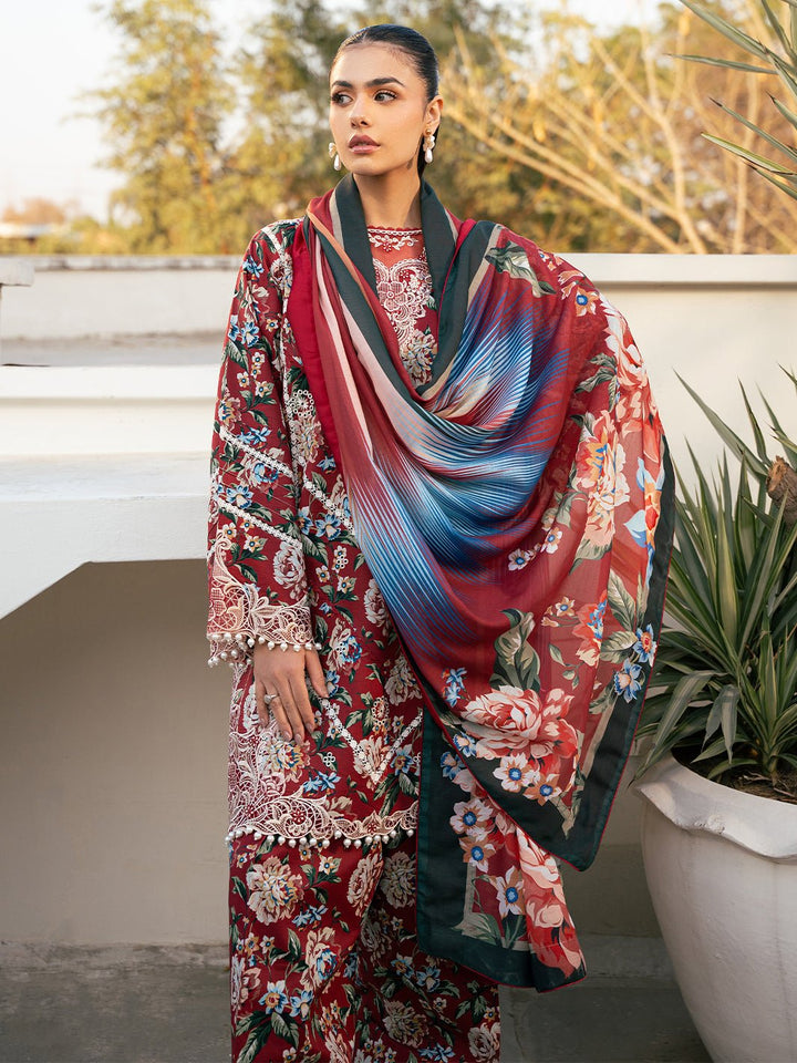 2076 - B | Summer Edit | Hazel Printed Embroidered By Bin Ilyas - Rabbani Cloth House