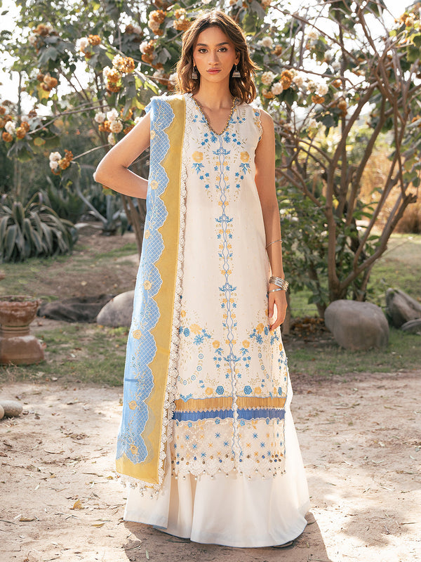 2078-B | Summer Edit | Hazel Printed Embroidered By Bin Ilyas