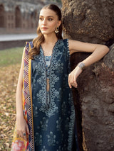 2082 - B | Embroidered Summer Edit'25 | Naqshnaz Printed Lawn By Bin Ilyas - Rabbani Cloth House