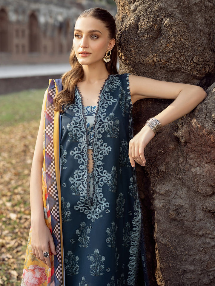 2082 - B | Embroidered Summer Edit'25 | Naqshnaz Printed Lawn By Bin Ilyas - Rabbani Cloth House