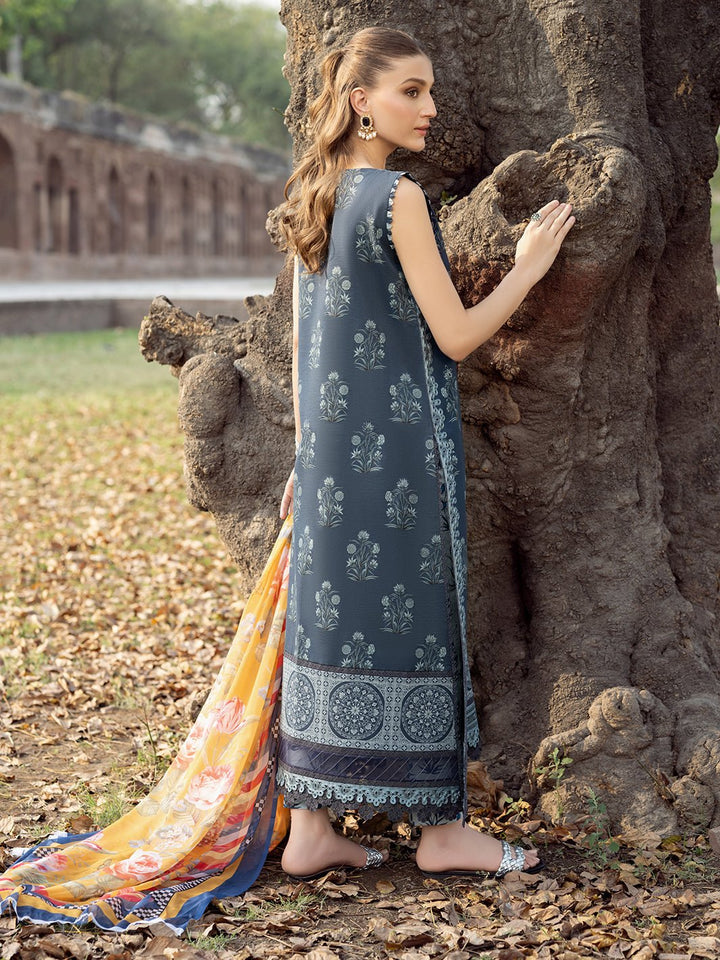 2082 - B | Embroidered Summer Edit'25 | Naqshnaz Printed Lawn By Bin Ilyas - Rabbani Cloth House