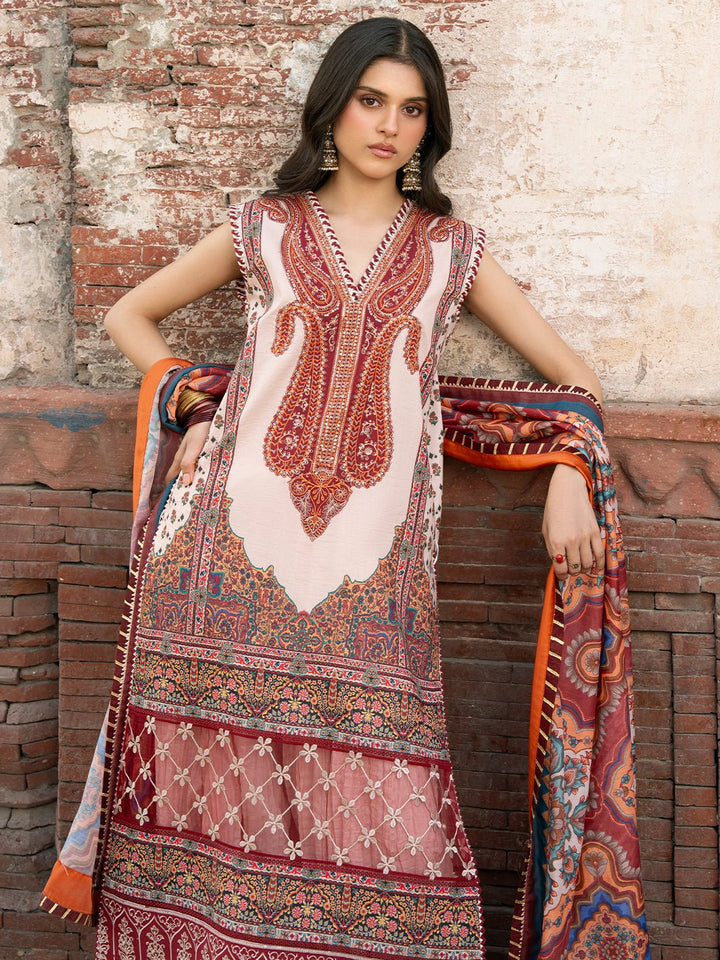 2083 - A | Embroidered Summer Edit'25 | Naqshnaz Printed Lawn By Bin Ilyas - Rabbani Cloth House