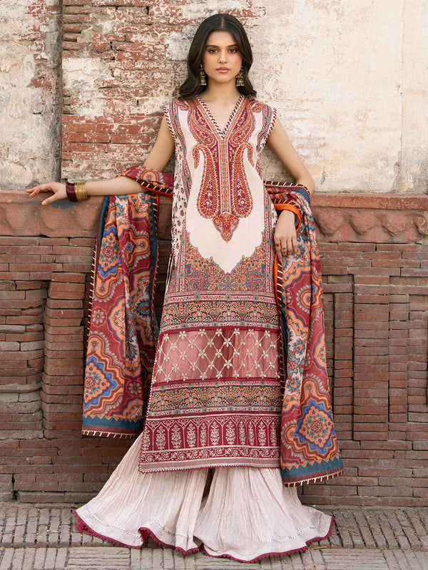 2083-A | Embroidered Summer Edit'25 | Naqshnaz Printed Lawn By Bin Ilyas