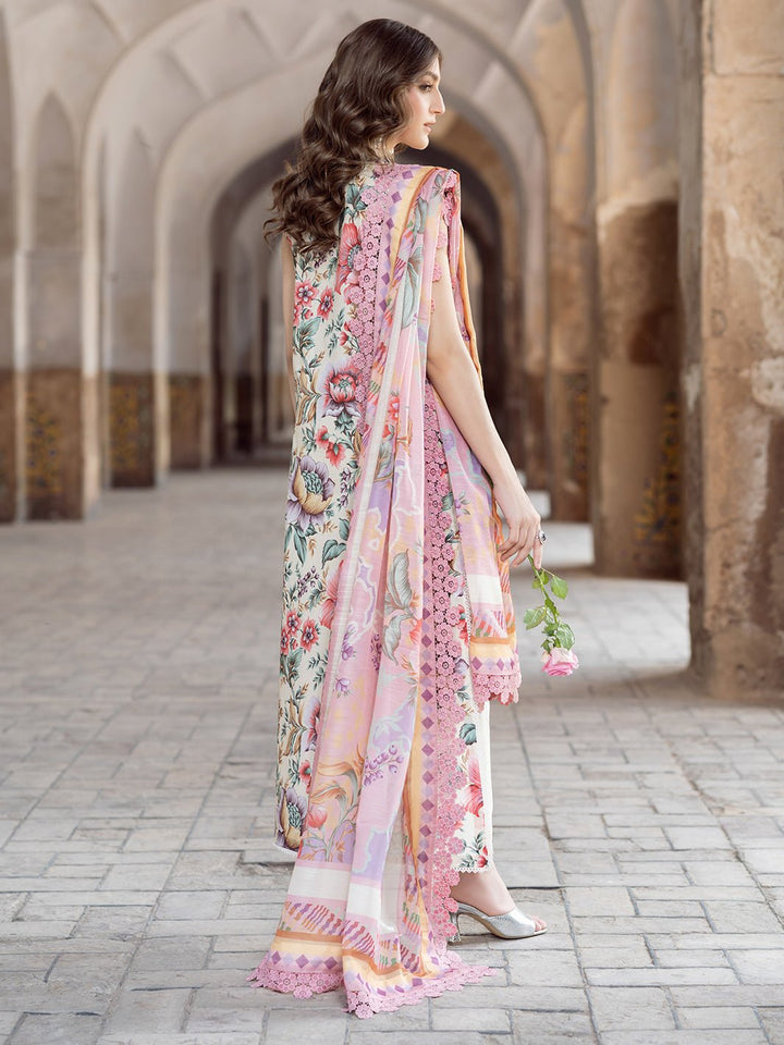 2085 - C | Embroidered Summer Edit'25 | Naqshnaz Printed Lawn By Bin Ilyas - Rabbani Cloth House