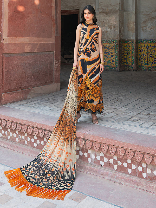 2086-B | Embroidered Summer Edit'25 | Naqshnaz Printed Lawn By Bin Ilyas