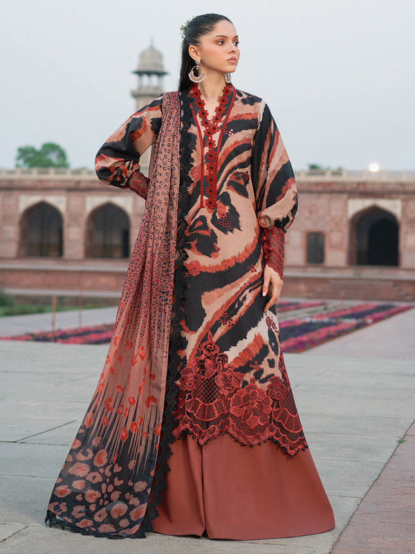 2086-C | Embroidered Summer Edit'25 | Naqshnaz Printed Lawn By Bin Ilyas