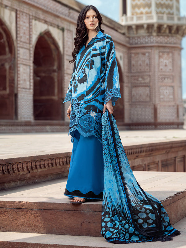 2086-D | Embroidered Summer Edit'25 | Naqshnaz Printed Lawn By Bin Ilyas