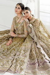 EMBROIDERED NET CH10-02 UNSTITCHED