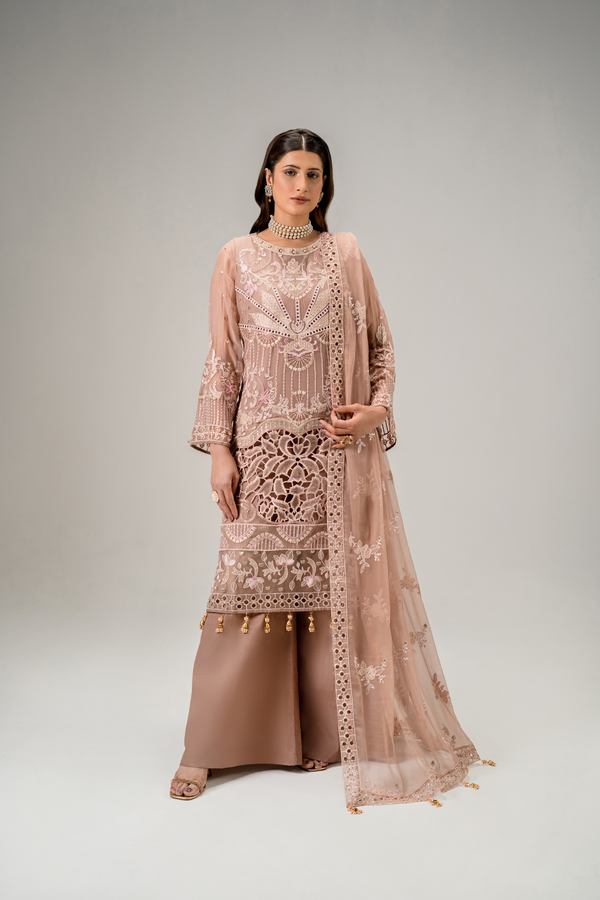 AR-06 - Chiffon Fabric - Aura Unstitched By Zebtan