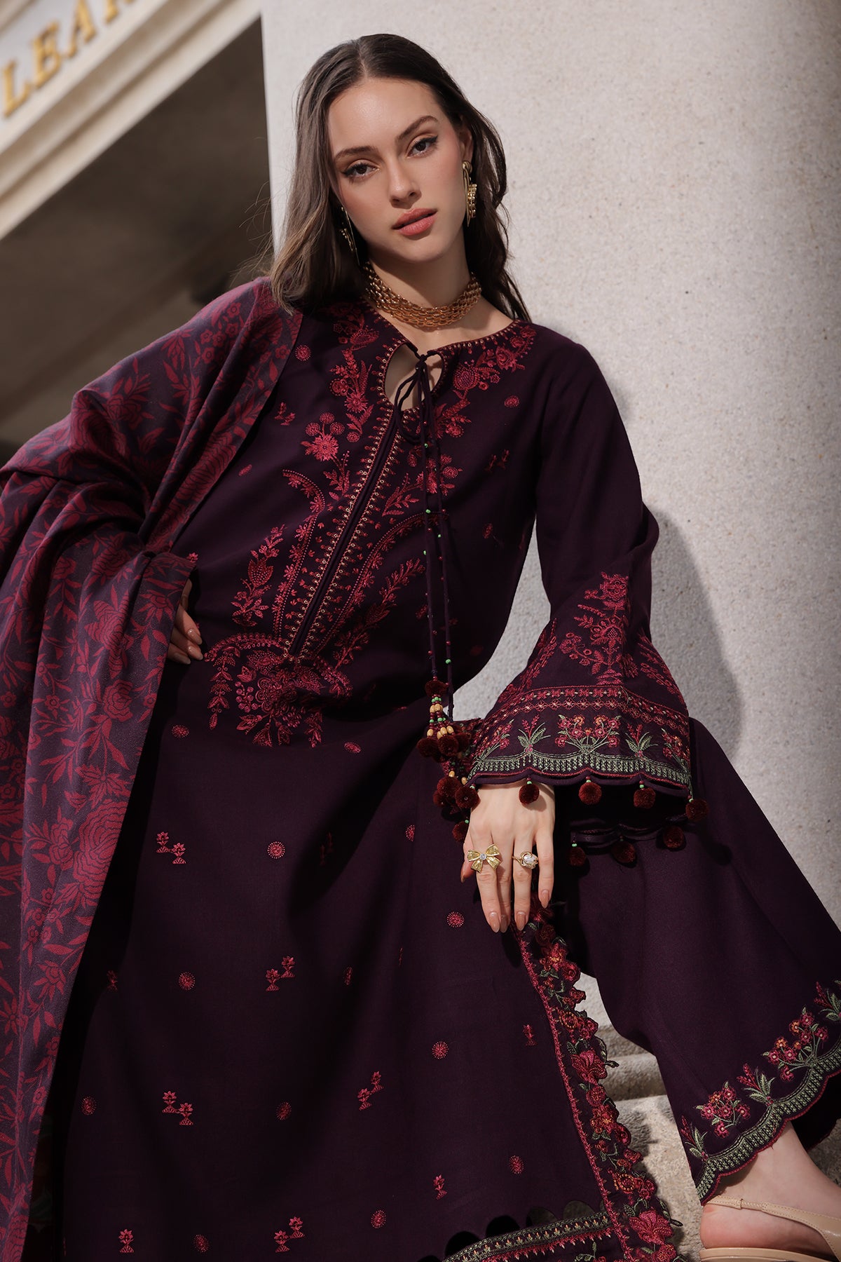 PSW6-25 | Poshima Leather Unstitched Vol-III '26 By Charizma