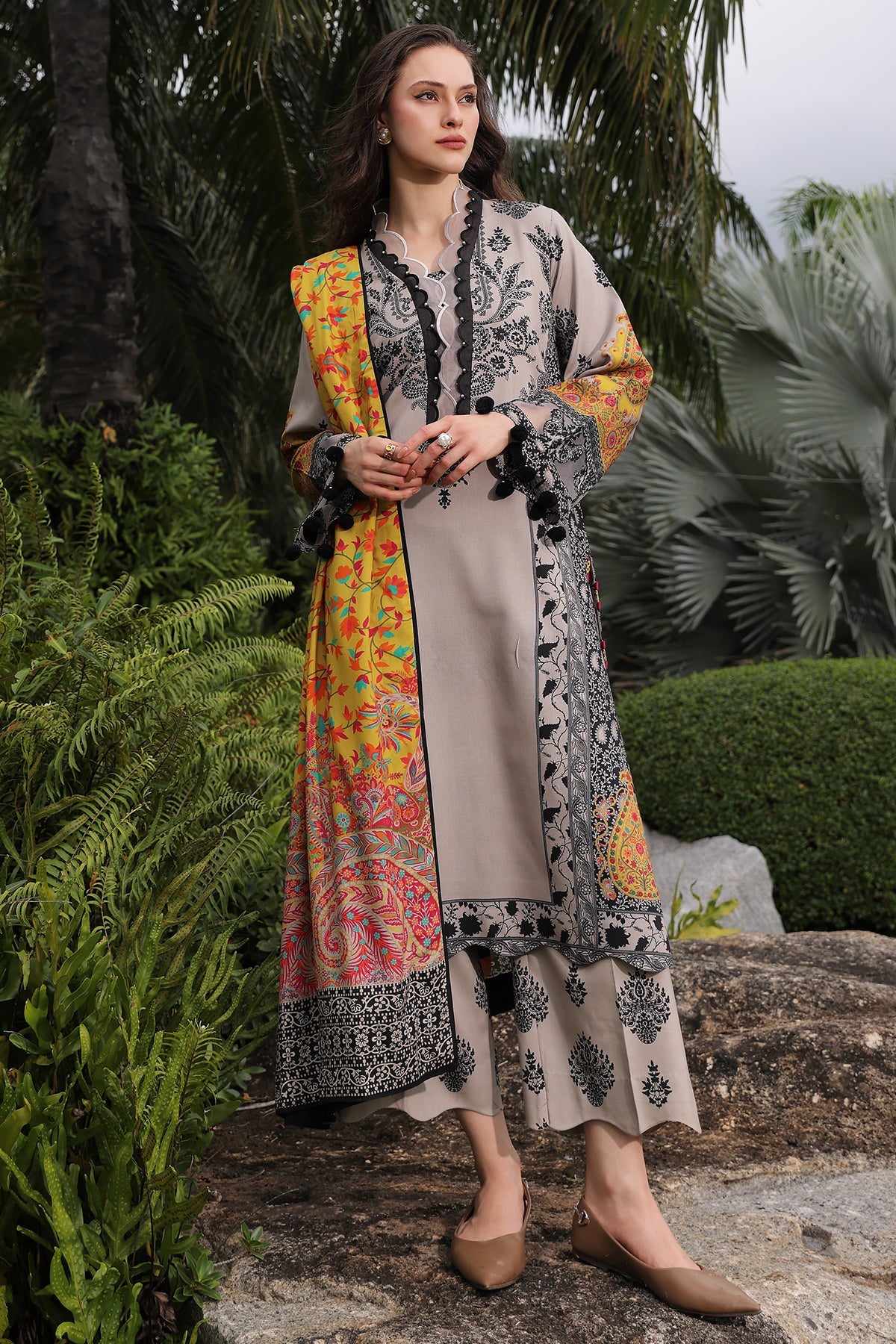 CPW6-13 | C Print Unstitched Linen Collection VII By Charizma