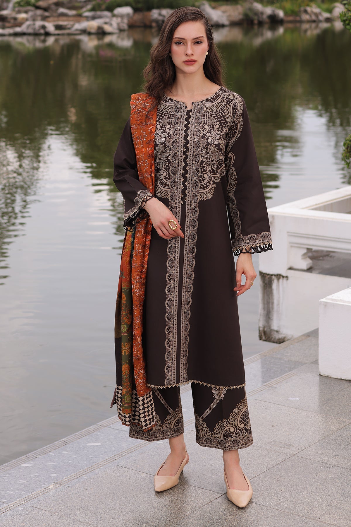 CPW6-16 | C Print Unstitched Linen Collection VII By Charizma
