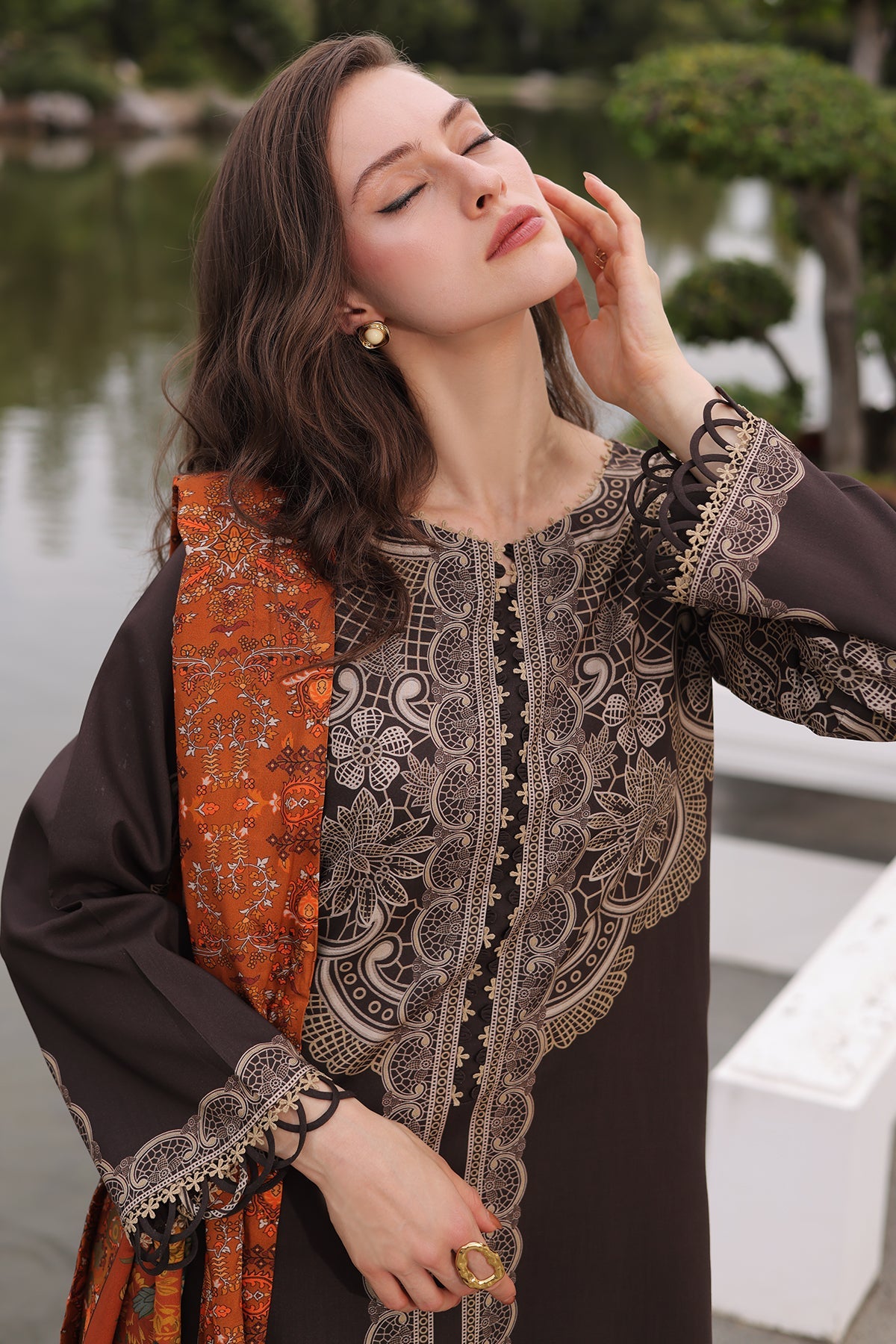 CPW6-16 | C Print Unstitched Linen Collection VII By Charizma