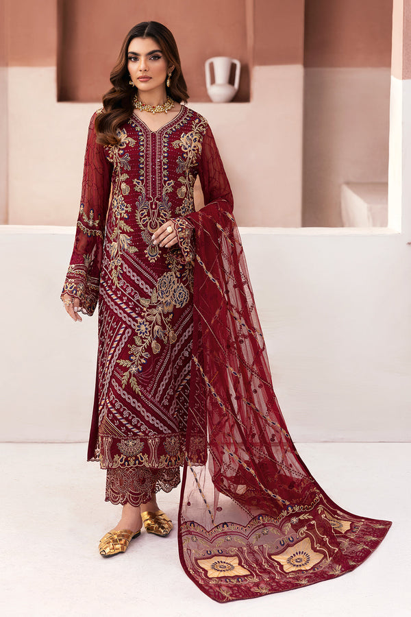 U-106 - Vol 01 - Arzoo Chiffon Collection By Ramsha