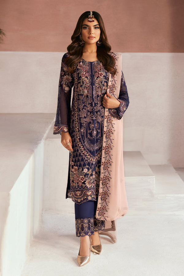 U-104 - Vol 01 - Arzoo Chiffon Collection By Ramsha