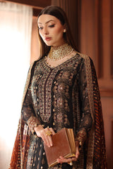 NL-93 | Alfaaz Hand Embroidered Collection By Nureh