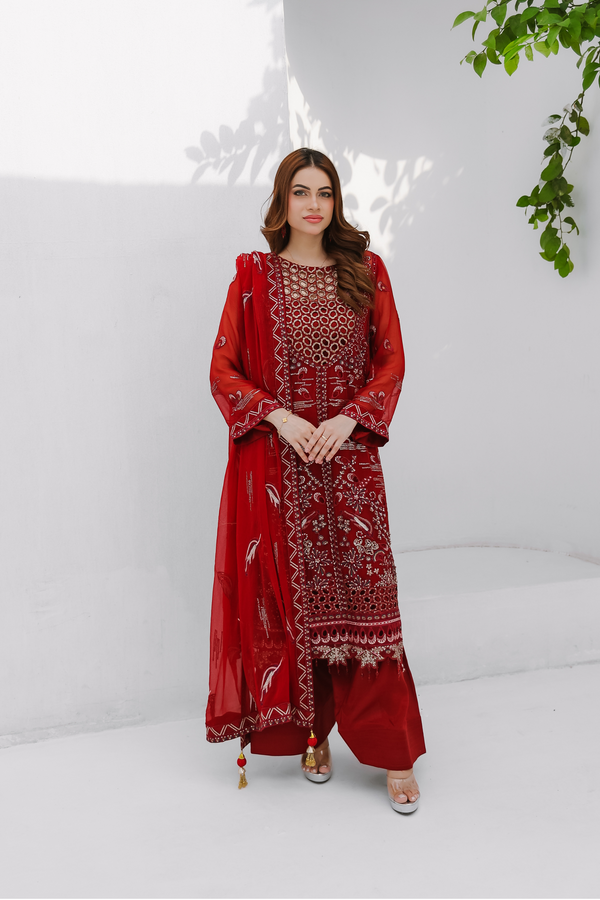 RZ-01 | Rozal Unstitched Collection By Zebtan