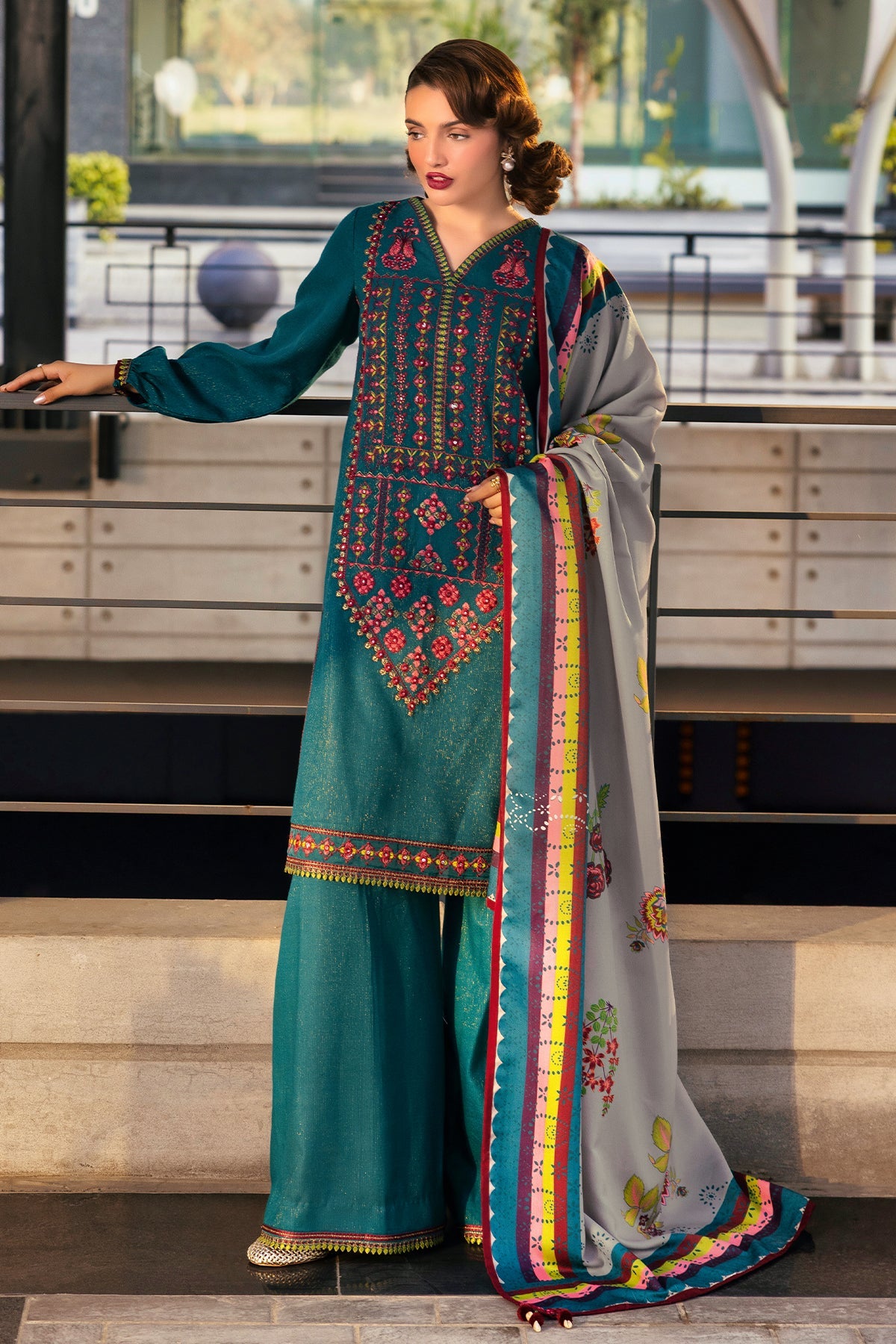 PSW5-26 - Poshima Unstitched Collection Vol - 4 By Charizma