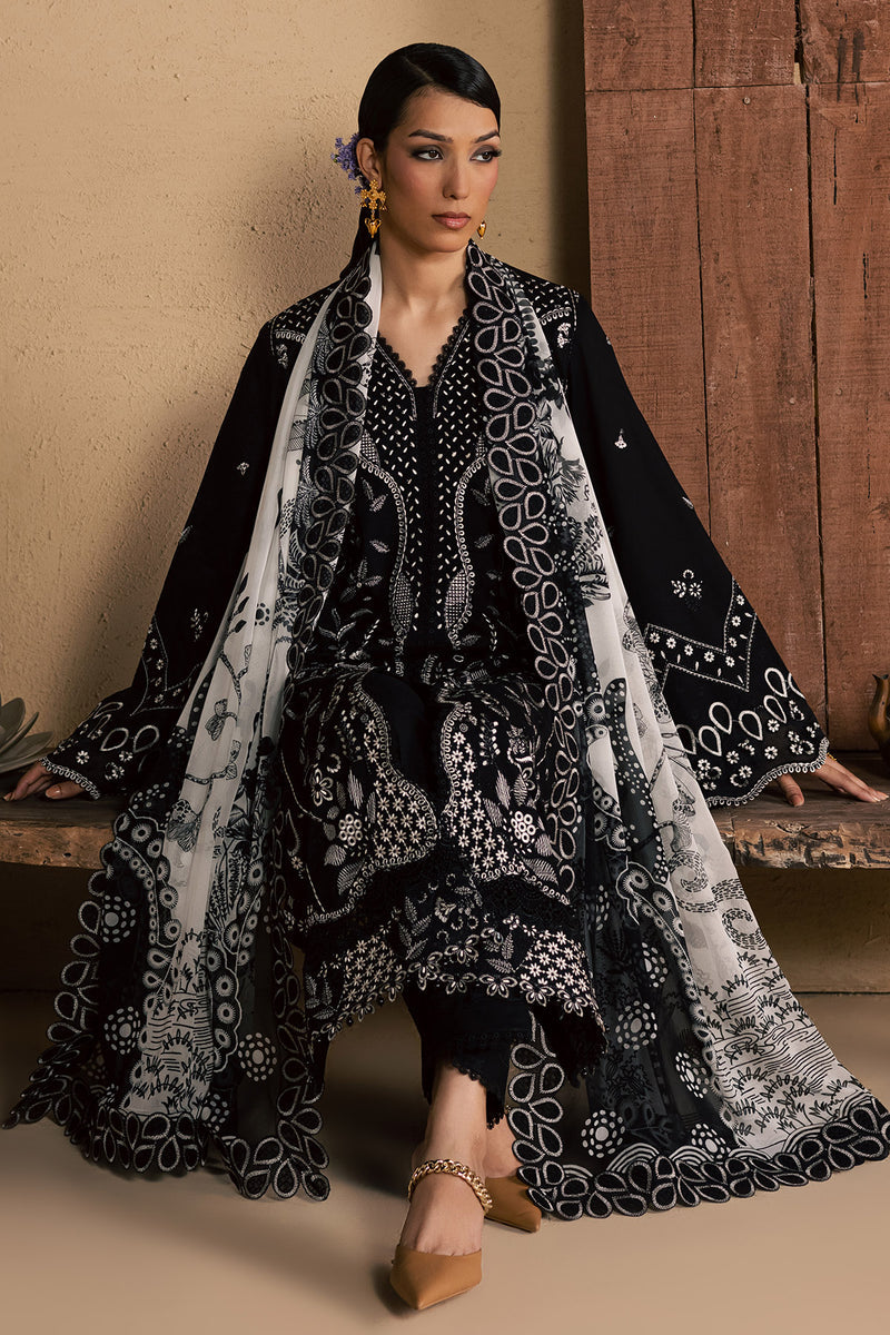 NE-265 | Koyal Unstitched 3PC By Nureh