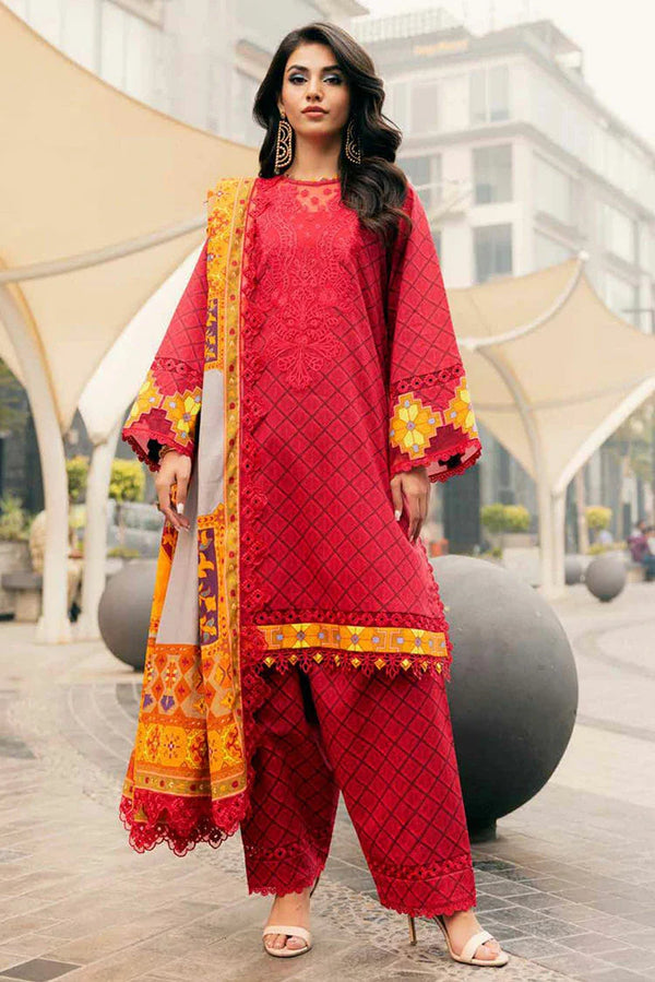 CIN5-02 – 3pc Infinity Embroidered Printed Lawn By Charizma